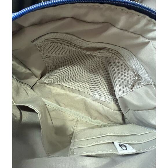 Baggallini Legacy Collection Navy Garden Crossbody Light Nylon Water Resistant - Picture 11 of 12